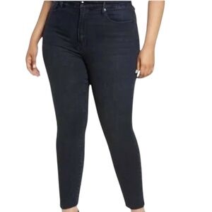 Good American Always Fits Raw Hem Jeans B838 GAFC226T Size 28-32 NWT